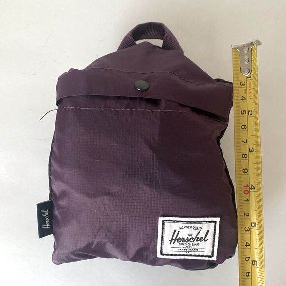 Rome Backpack | Herschel Packable 17 x 11 x 4 in Lightweight Hiking Traveling - Picture 12 of 13